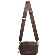 Borsa a tracolla Mini Soho Camera Alice Wheeler London - Marrone cioccolato