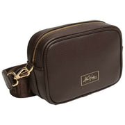Borsa a tracolla Mini Soho Camera Alice Wheeler London - Marrone cioccolato