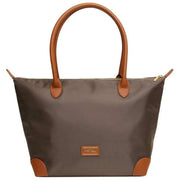 Borsa tote grande Alice Wheeler London Shoreditch - Marrone cioccolato