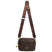 Borsa a tracolla Alice Wheeler London Soho Camera - Marrone cioccolato