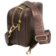 Borsa a tracolla Alice Wheeler London Soho Camera - Marrone cioccolato