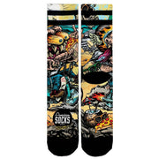 American Socks Bike Monster Mid High Socks - Black