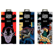 American Socks Coffin Gift Box Socks - Red/Blue/Purple