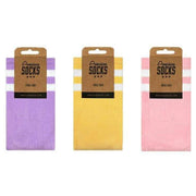 American Socks Cotton Candy Gift Box Socks - Purple/Yellow/Pink