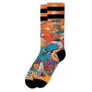 American Socks Hawaii Mid High Socks - Orange