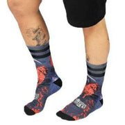 American Socks Reaper Mid High Socks - Purple