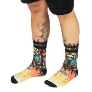 American Socks Welcome to Hell Mid High Socks - Black