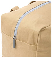 Borsa tote media in tela di cotone Roka Sloane - Safari Beige