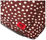 Borsone piccolo in tela riciclata Roka Gatwick - Punto marrone