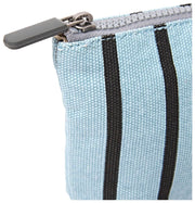 Custodia piccola in tela di cotone Roka Maida Vale - striscia blu