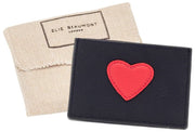 Portacarte Elie Beaumont Heart - blu scuro/rosa ciliegia