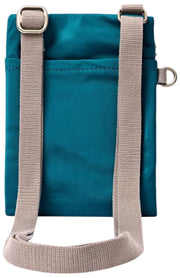 Borsa a tracolla Roka Chelsea XS in nylon riciclato - Blu Mare del Nord