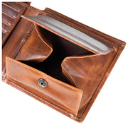 Portafoglio bifold Dents Itchen Coin - Marrone cognac
