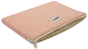 Custodia per laptop da 15 pollici Hindbag Ava Medium Weave - rosa corallo