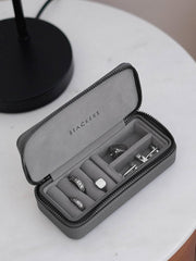Portagioie da viaggio medio Stackers con cerniera - Grigio ardesia