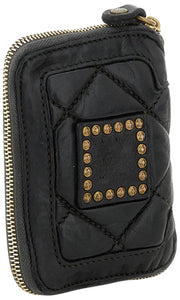 Borsa con borchie trapuntate Campomaggi Scansano - Marrone