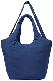 Borsa a tracolla Roka Oxford Taslon media - Blu cobalto intenso
