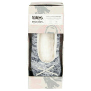 totes-toasties-knitted-ballet-slippers---blue-34475746