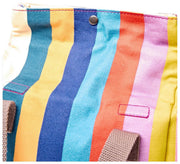 Borsa per il pranzo in tela di cotone Roka Hampstead - Ampia multiriga