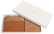 Alice Wheeler London Set regalo con portamonete e specchio compatto Veronica - Marrone chiaro