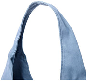 Borsa a tracolla grande in tela di cotone Roka Hoxton - Blu aviazione
