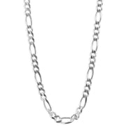 Beginnings Heavyweight Figaro Chain Necklace - Silver