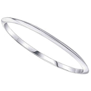 Beginnings Knife Edge Bangle - Silver