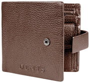 Portafoglio bifold Dents Aire Coin - marrone cioccolato