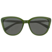 Botaniq Sleek Cat Eye Sunglasses - Green