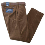 BRUHL Parma B Move Stretch Cord Trousers - Putty Brown