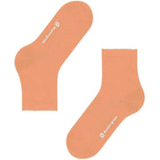 Calzini corti Burlington Chelsea - Arancione pesca