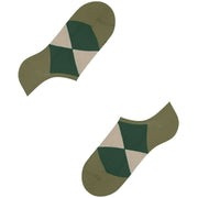 Calzini Burlington Clyde Sneaker - Verde Salvia