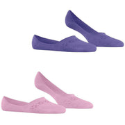 Calzini invisibili Burlington Everyday, confezione da 2 - Foxglove Lilla