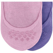 Calzini invisibili Burlington Everyday, confezione da 2 - Foxglove Lilla