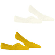 Calzini invisibili Burlington Everyday - Confezione da 2 - Bianco sporco