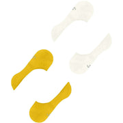 Calzini invisibili Burlington Everyday - Confezione da 2 - Bianco sporco