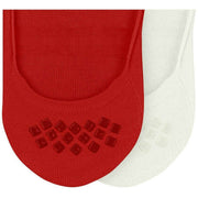 Calzini Burlington Everyday No Show - Confezione da 2 - Rosso attivo