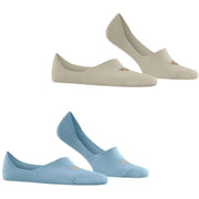 Calzini Burlington Everyday No Show in confezione da 2 - Blu Patagonia