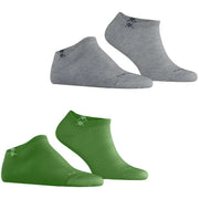 Calzini da ginnastica Burlington Everyday, confezione da 2, colore Fairway Green