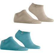 Calzini da ginnastica Burlington Everyday in confezione da 2 - Key Largo Blu