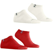 Calzini da ginnastica Burlington Everyday, confezione da 2, colore rosso tulipano