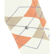 Calzini Burlington Everyday Argyle - Confezione da 2 - Bianco sporco