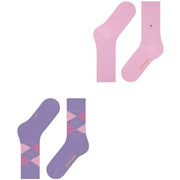 Calzini Burlington Everyday Mix - Confezione da 2 - Lilla