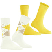 Calzini Burlington Everyday Mix - Confezione da 2 - Bianco sporco