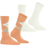 Calzini Burlington Everyday Mix - Confezione da 2 - Arancione pesca