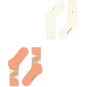 Calzini Burlington Everyday Mix - Confezione da 2 - Arancione pesca