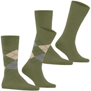 Calzini Burlington Everyday Mix - Confezione da 2 - Verde Salvia