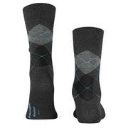 Burlington Manchester Socks - Anthracite Grey/Black