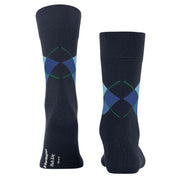 Burlington Multi King Socks - Marine Navy