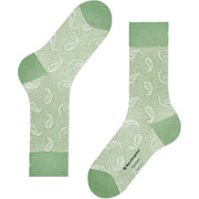 Calzini Burlington Paisley - Verde tranquillo